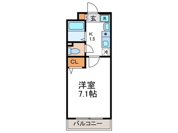 ラ・メゾン・ド・フル－ル御蔭の物件間取画像